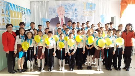 Тұңғыш президент күніне байланысты «Елбасы – елдің тірегі»  атты ашық тәрбие сағаты өтті